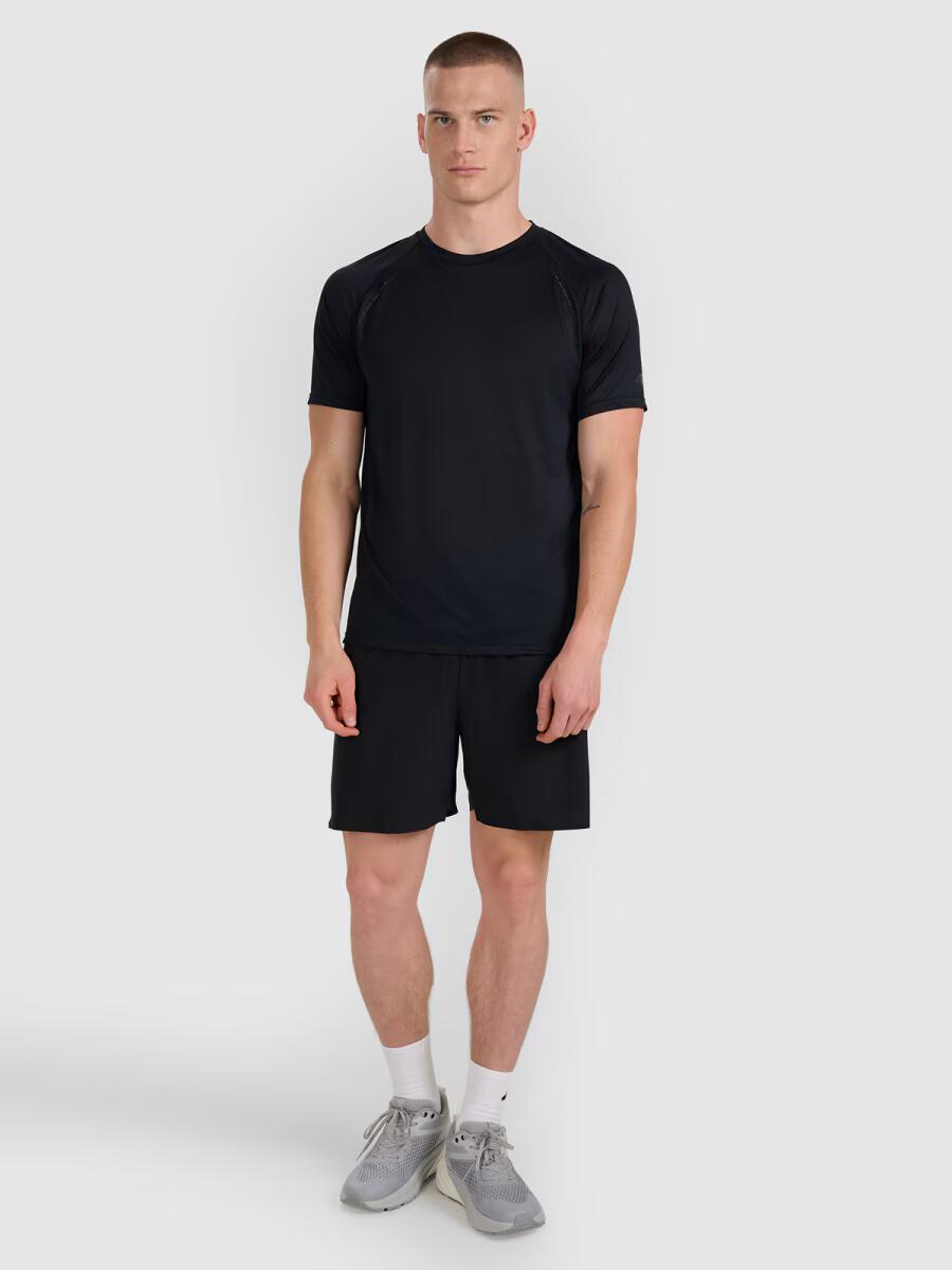 Tricou de alergare pentru bărbați  4F M1499 4FWAW25TFTSM1499 deep black