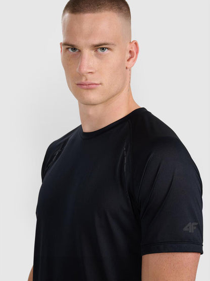 Tricou de alergare pentru bărbați  4F M1499 4FWAW25TFTSM1499 deep black