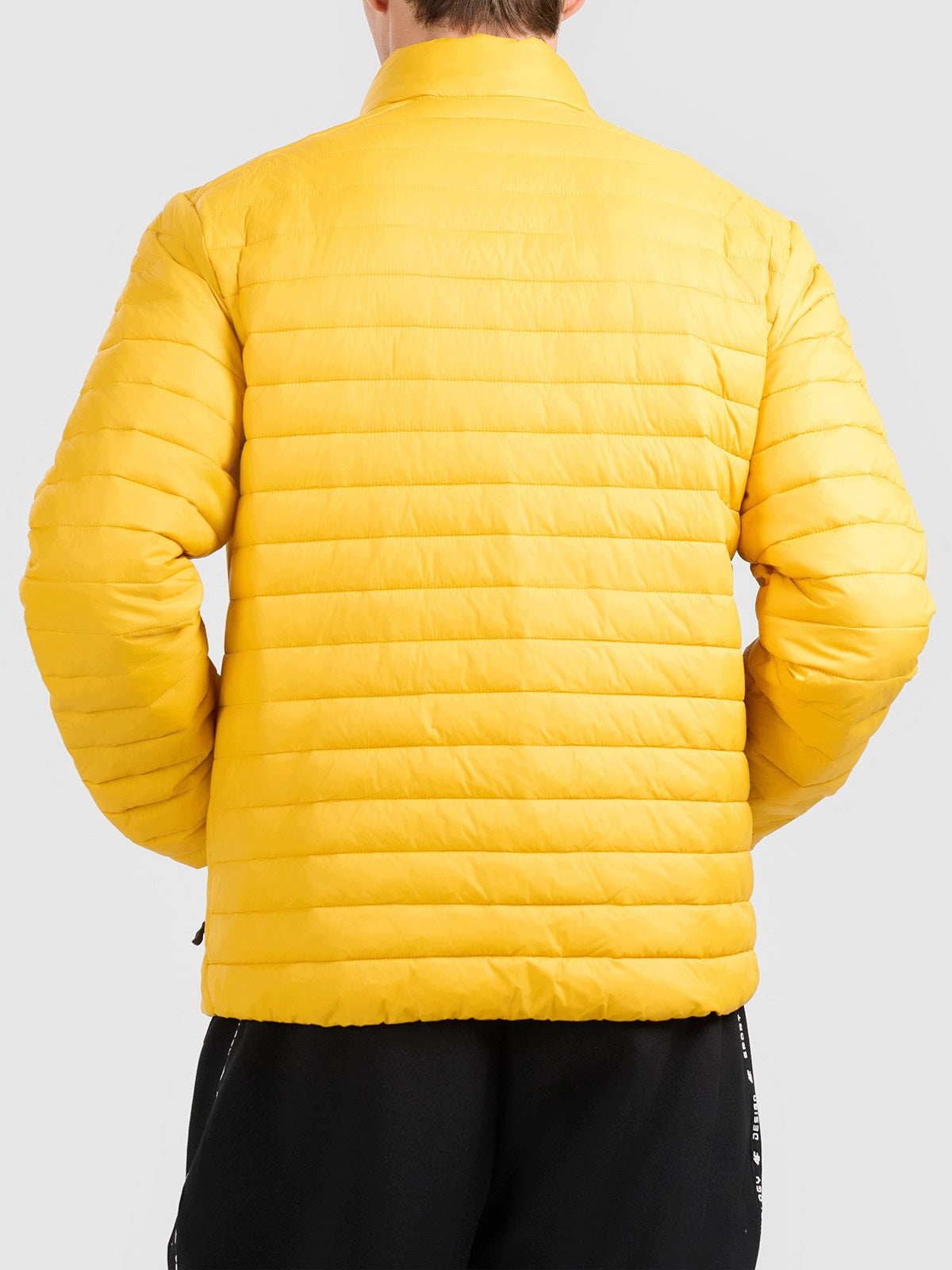 Jachetă de puf pentru bărbați 4F M0934 4FWAW26TDJAM0934 yellow