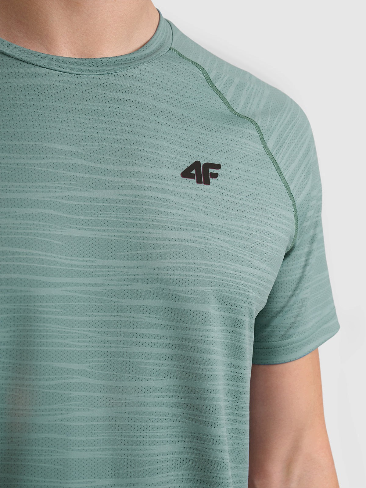 Tricou de fitness pentru bărbați 4F M2459 4FWAW26TFTSM2459 light green