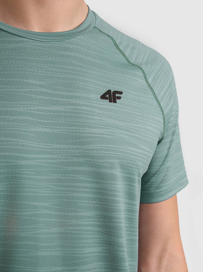 Tricou de fitness pentru bărbați 4F M2459 4FWAW26TFTSM2459 light green