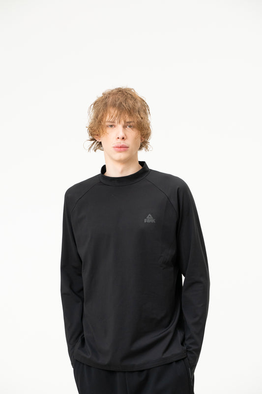 Longsleeve pentru bărbați Peak FW6244011 black