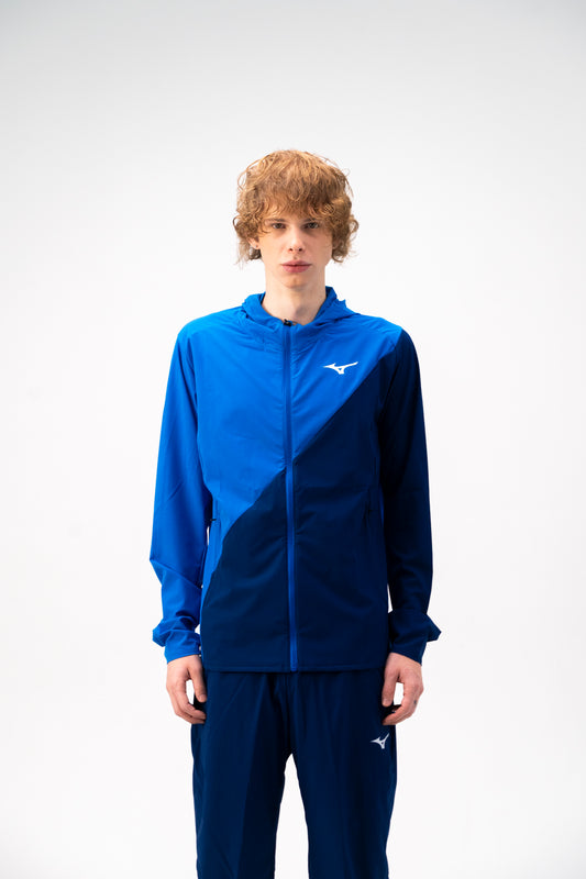 Jachetă de tenis pentru bărbați Mizuno Mugen Hooded Jacket  62GEB501 16