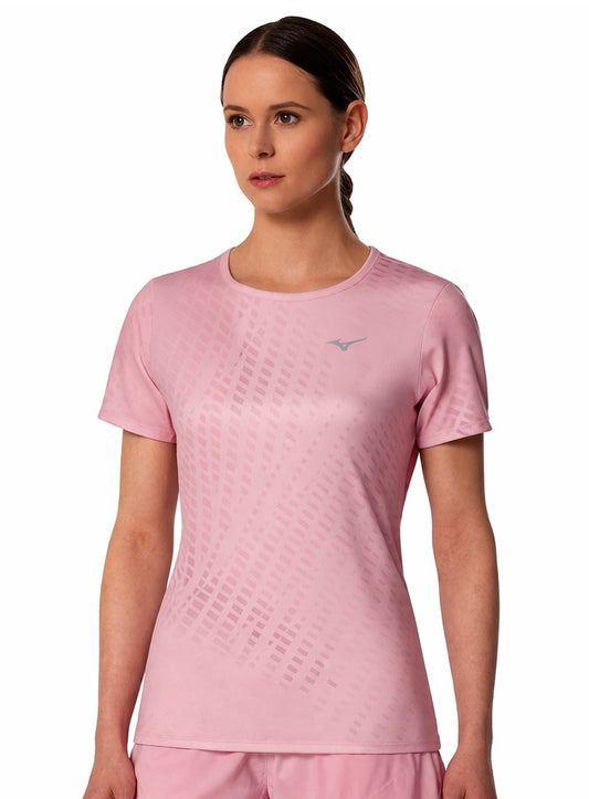 Женская футболка для бега Mizuno Graphic Short Sleeve tee J2GAD215 64