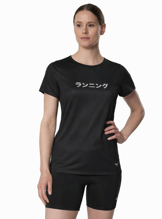 Женская футболка для бега Mizuno Graphic Short Sleeve tee J2GAD215 09