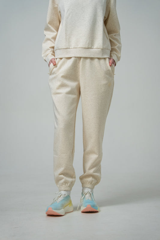 Женские джоггеры на флисе FW3253142 lt.melange khaki