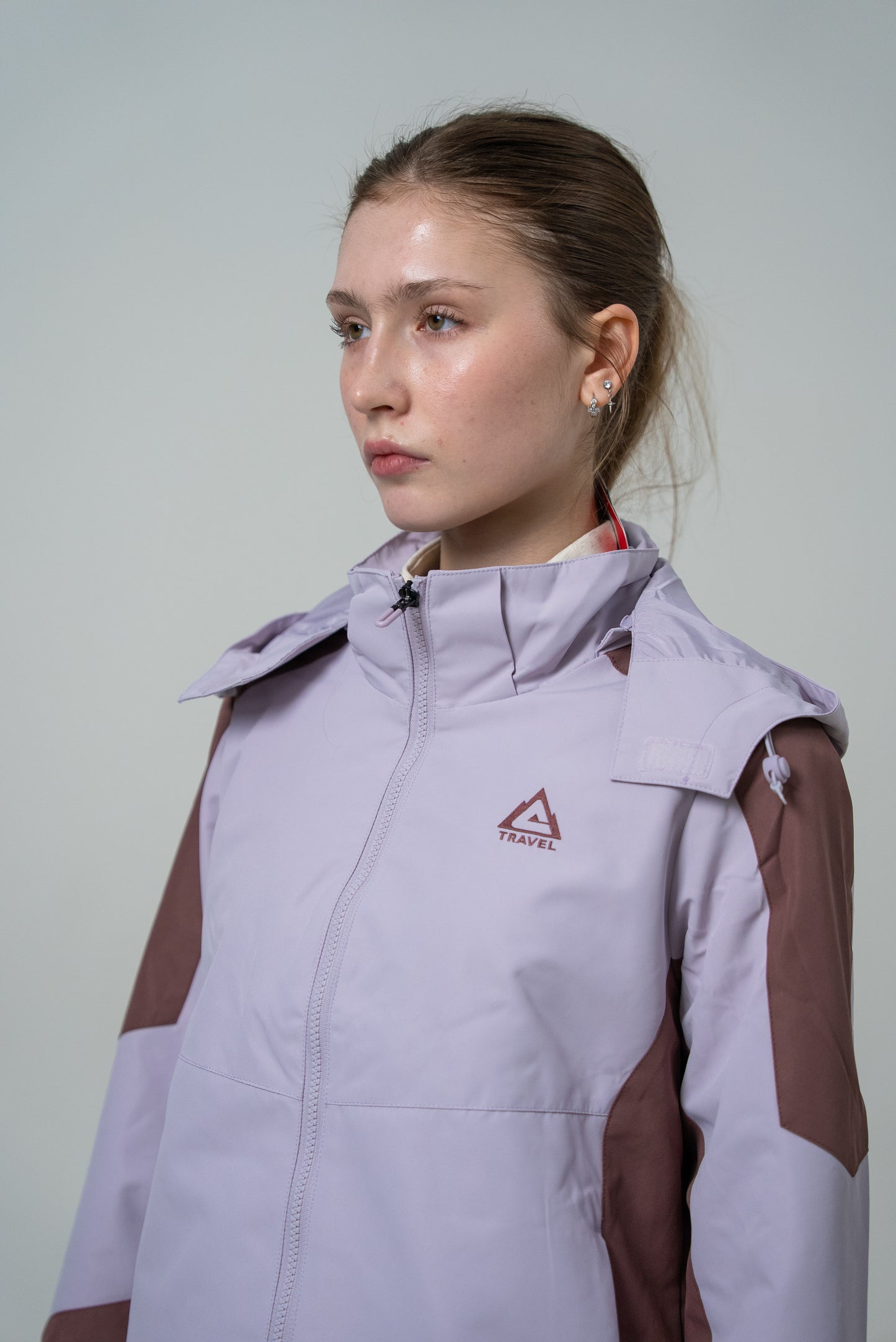 Женская водонепроницаемая ветровка Peak Travel FW2253008 puple