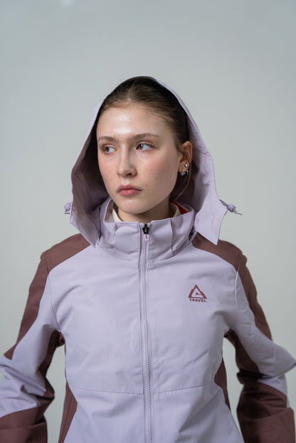 Женская водонепроницаемая ветровка Peak Travel FW2253008 puple