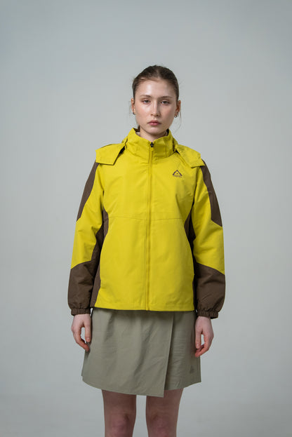 Женская водонепроницаемая ветровка Peak Travel FW2253008 yellow