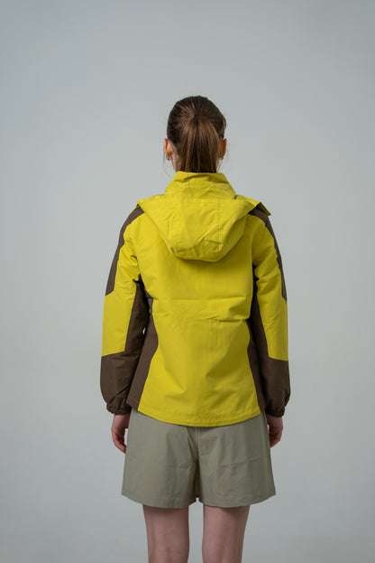 Женская водонепроницаемая ветровка Peak Travel FW2253008 yellow