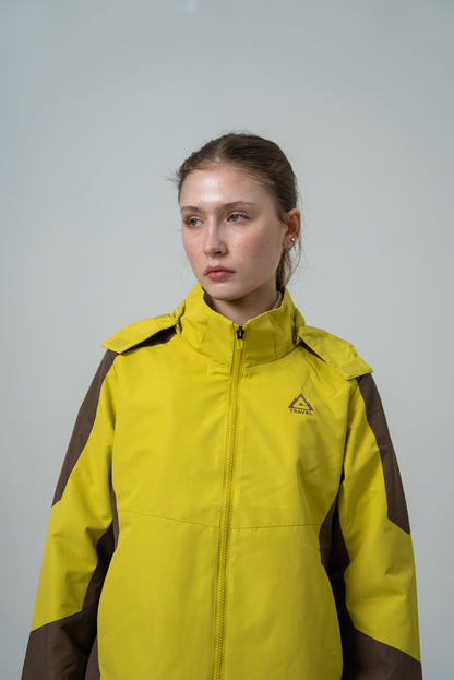Женская водонепроницаемая ветровка Peak Travel FW2253008 yellow