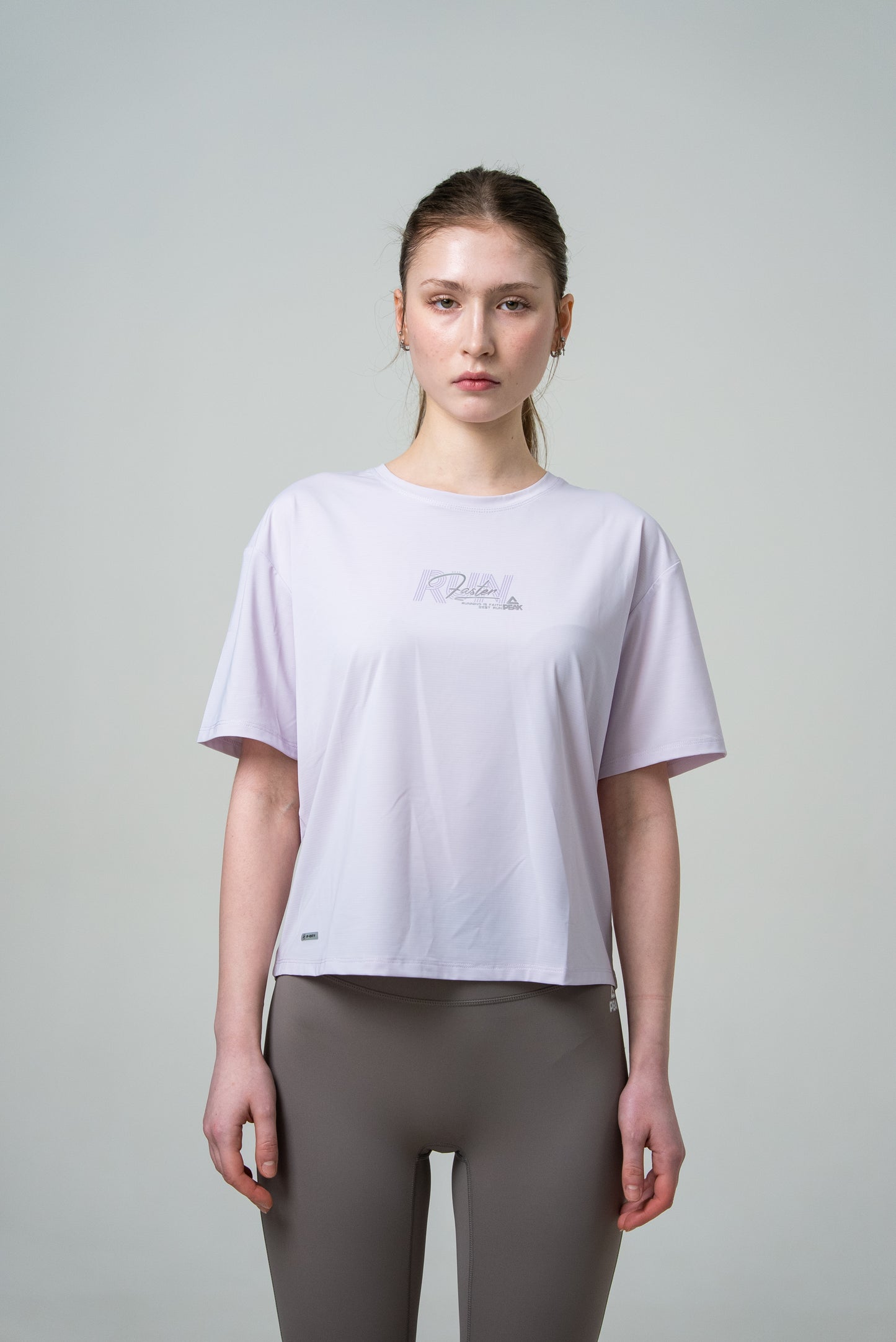 Женская футболка для бега Peak FW6253152 lt.purple