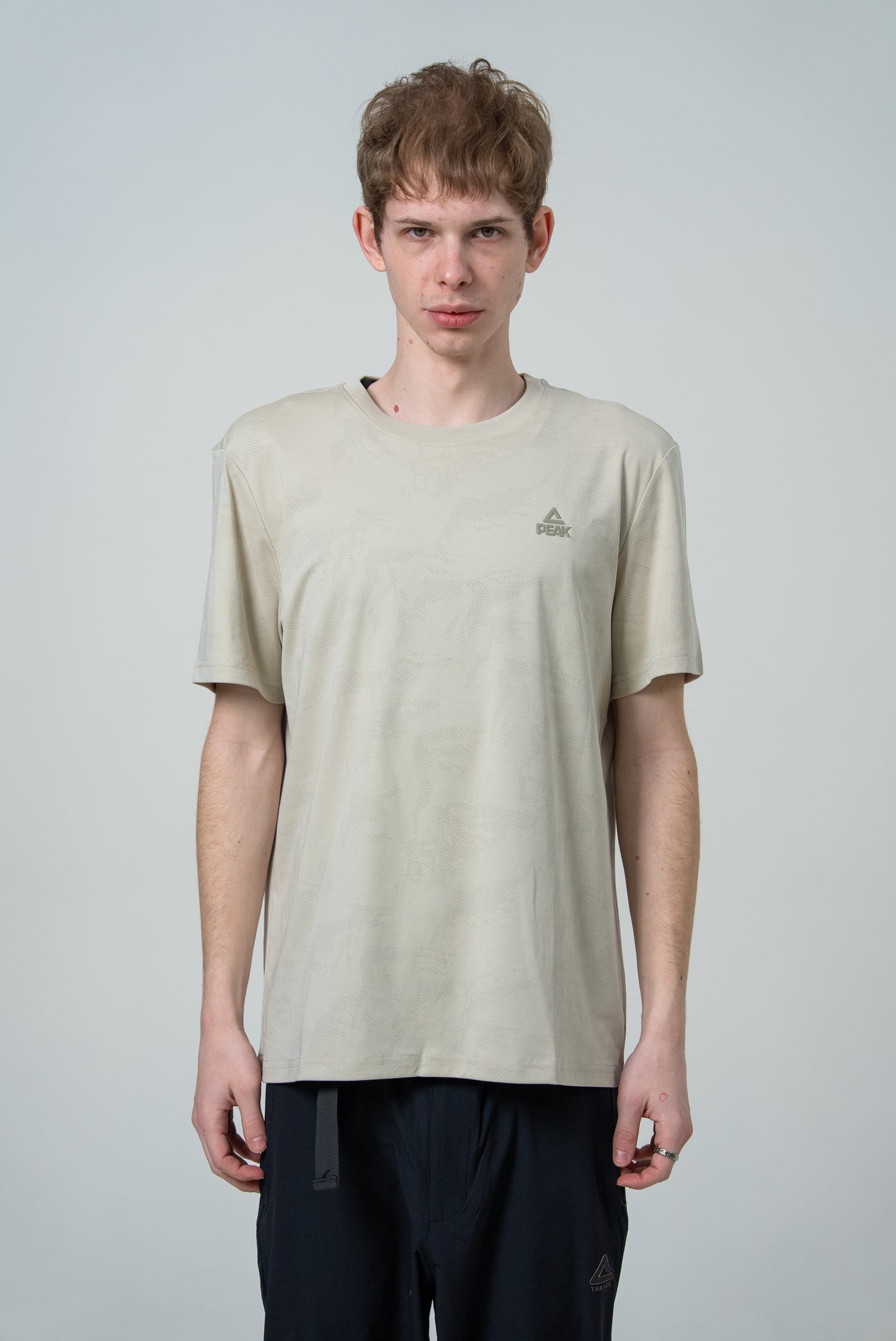 Мужская футболка casual Peak FW6253491 grey