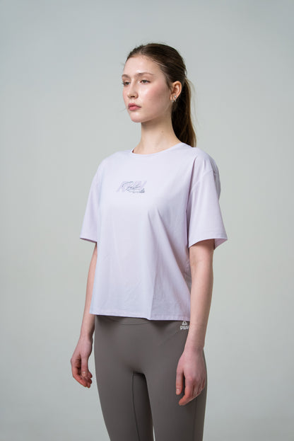 Женская футболка для бега Peak FW6253152 lt.purple