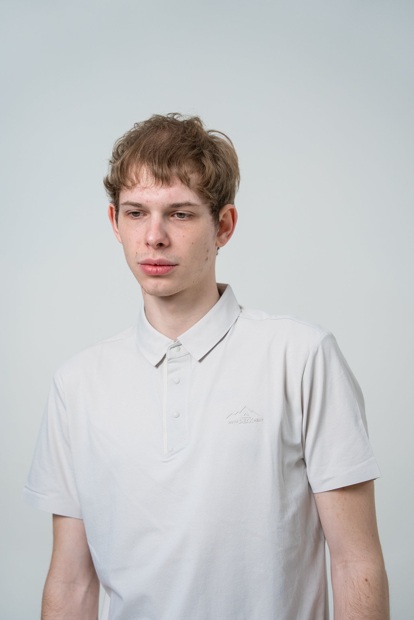 Tricou polo pentru bărbați Peak FW6252351 grey