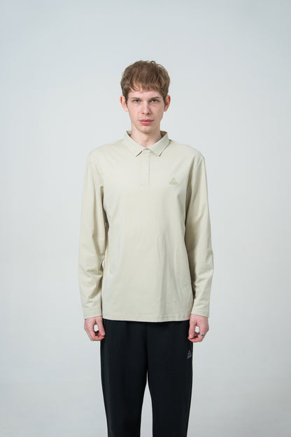 Мужская рубашка-поло с длинным рукавом Peak FW6253241 grey