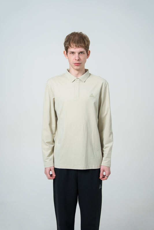 Мужская рубашка-поло с длинным рукавом Peak FW6253241 grey