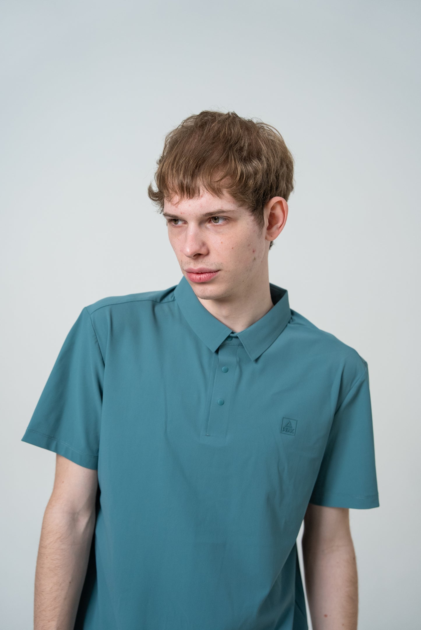 Мужская футболка-поло Peak FW6252037 dk.green