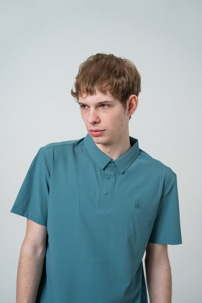 Мужская футболка-поло Peak FW6252037 dk.green