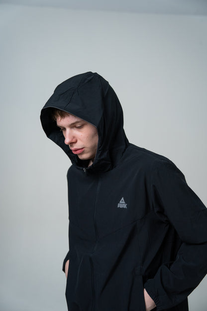 Jachetă de alergare pentru bărbați Peak FW2253021 all black