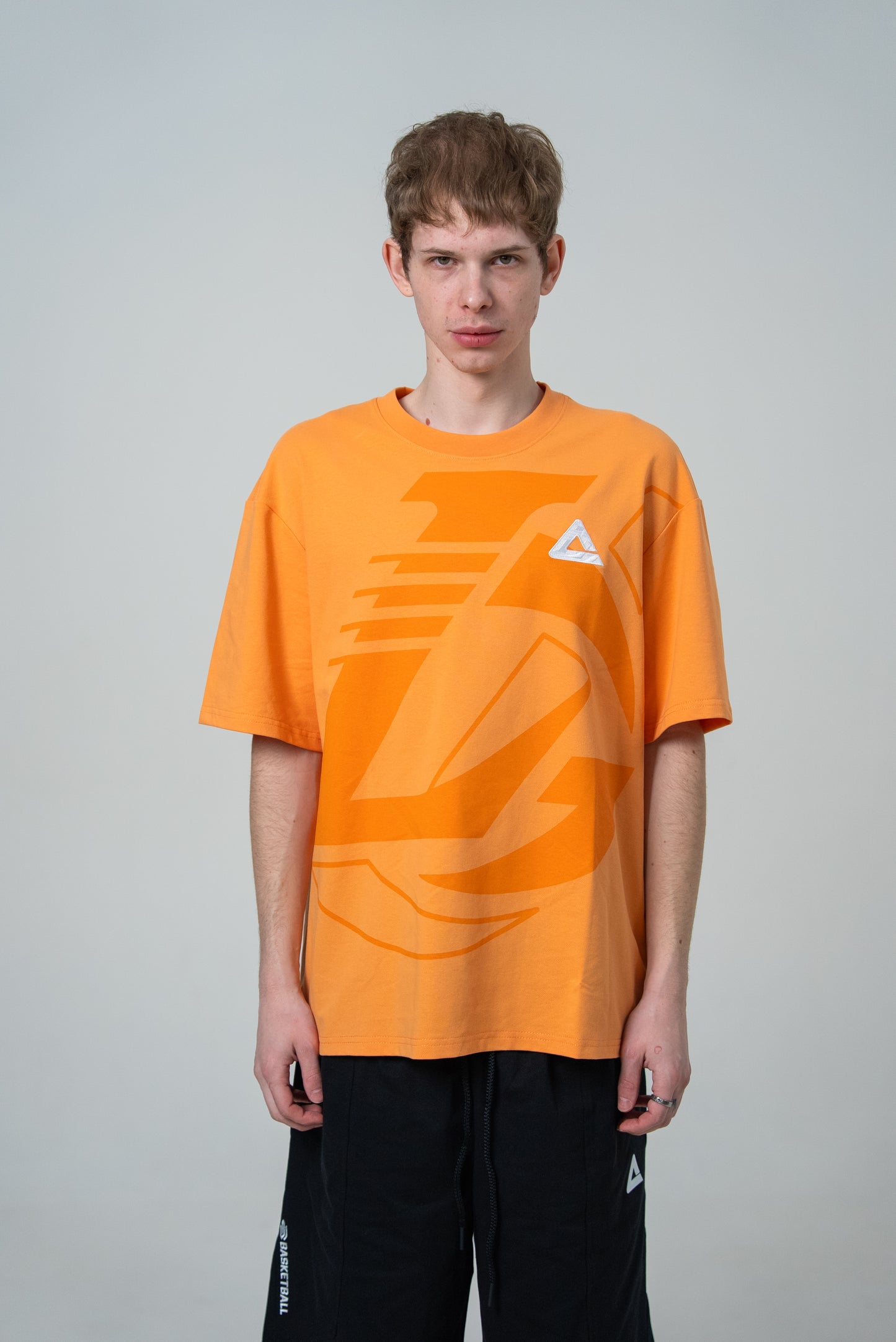 Мужская футболка casual Peak FW6253711 orange