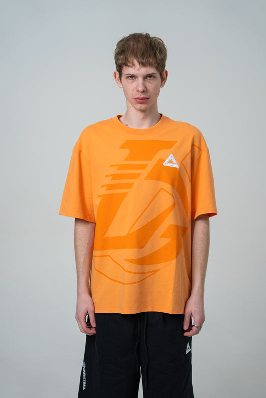 Мужская футболка casual Peak FW6253711 orange