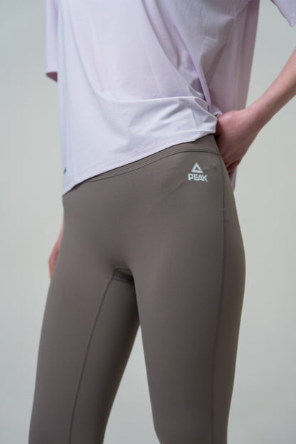 Женские леггинсы для тренировок Peak FW94284 brown