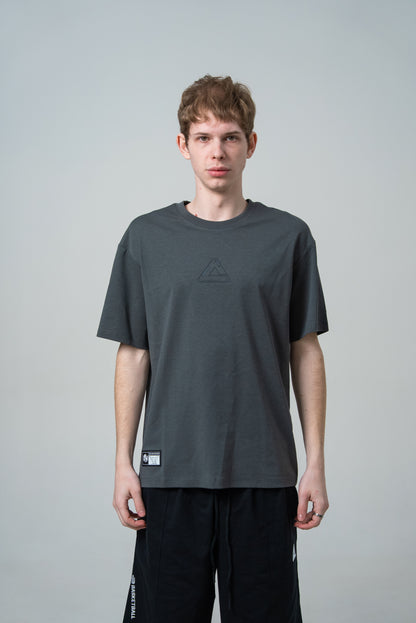 Tricou pentru bărbați casual Peak FW6253801 dr.grey