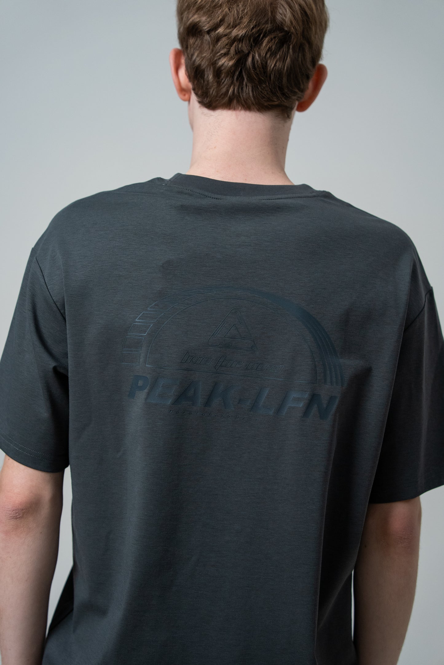 Tricou pentru bărbați casual Peak FW6253801 dr.grey