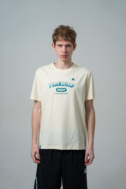 Мужская футболка casual Peak FW6252641 lt.yellow