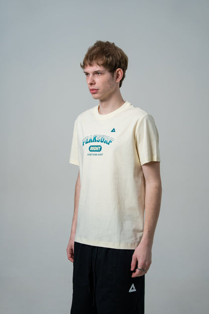 Мужская футболка casual Peak FW6252641 lt.yellow