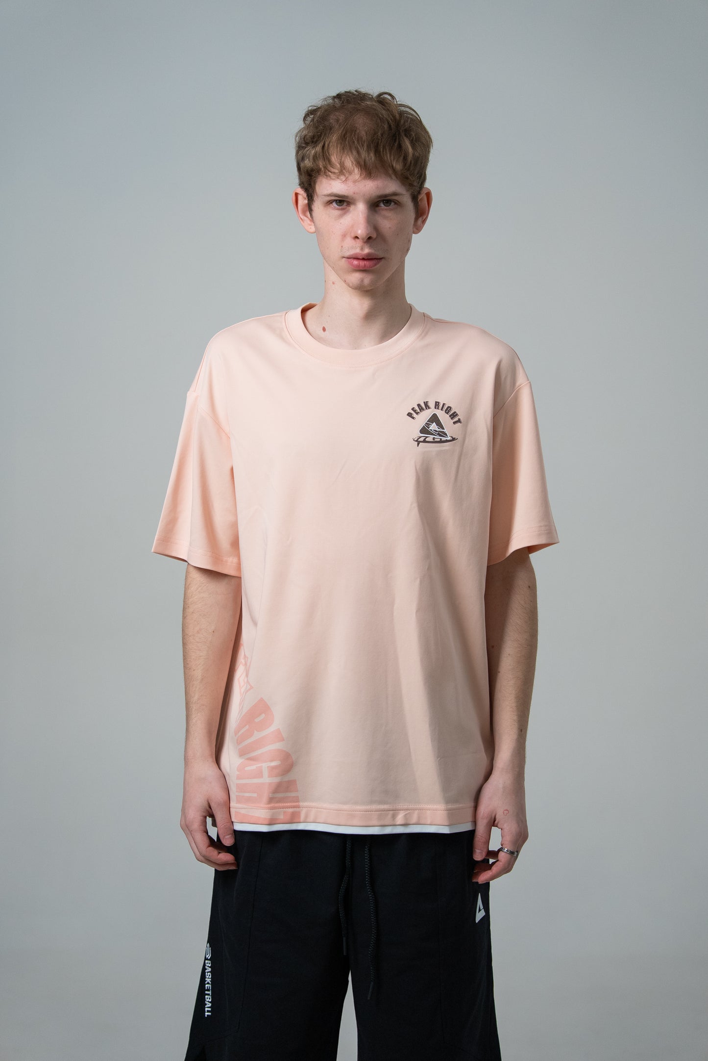 Tricou pentru bărbați casual Peak FW6252041 pink