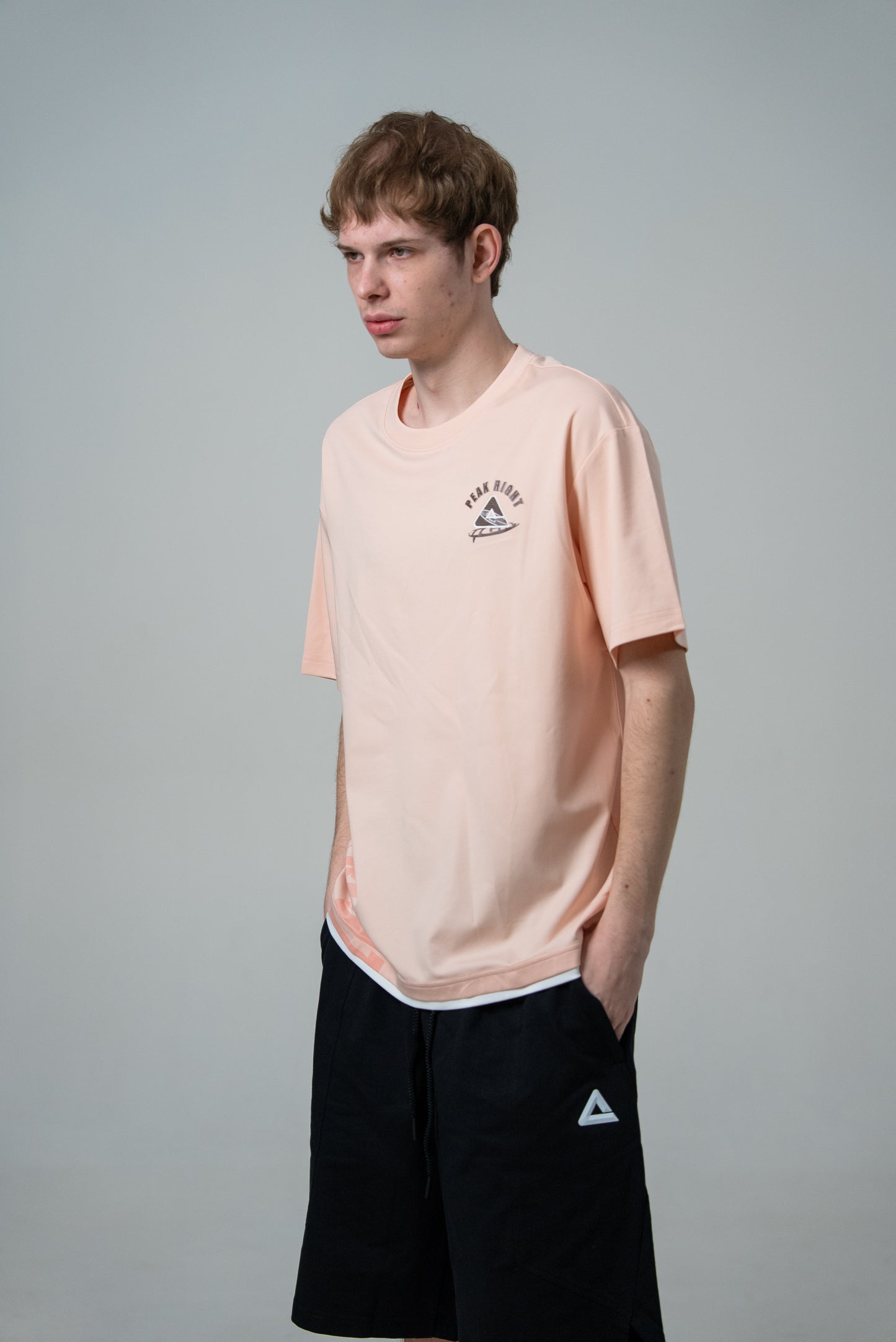 Tricou pentru bărbați casual Peak FW6252041 pink