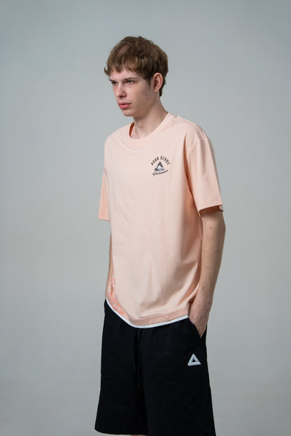 Tricou pentru bărbați casual Peak FW6252041 pink