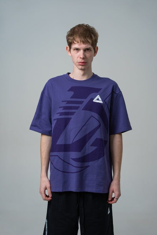 Мужская футболка casual Peak FW6253711 purple