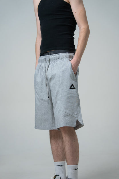 Pantaloni scurți pentru bărbați casual Peak FW3253381 lt.melange grey