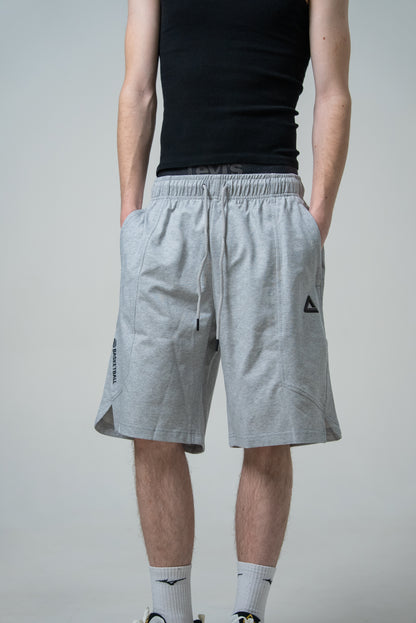 Pantaloni scurți pentru bărbați casual Peak FW3253381 lt.melange grey