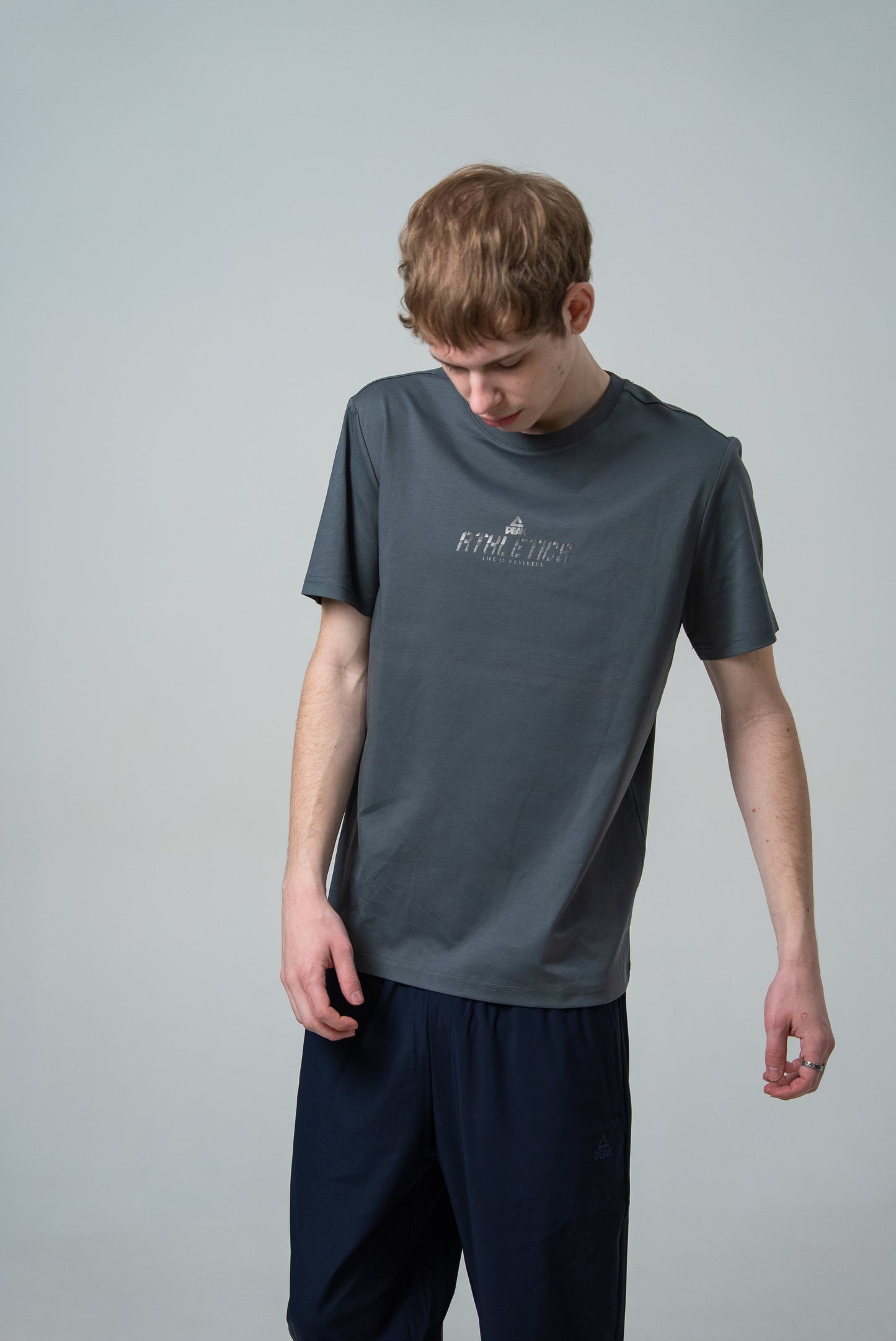 Tricou pentru bărbați casual Peak FW6252401 grey
