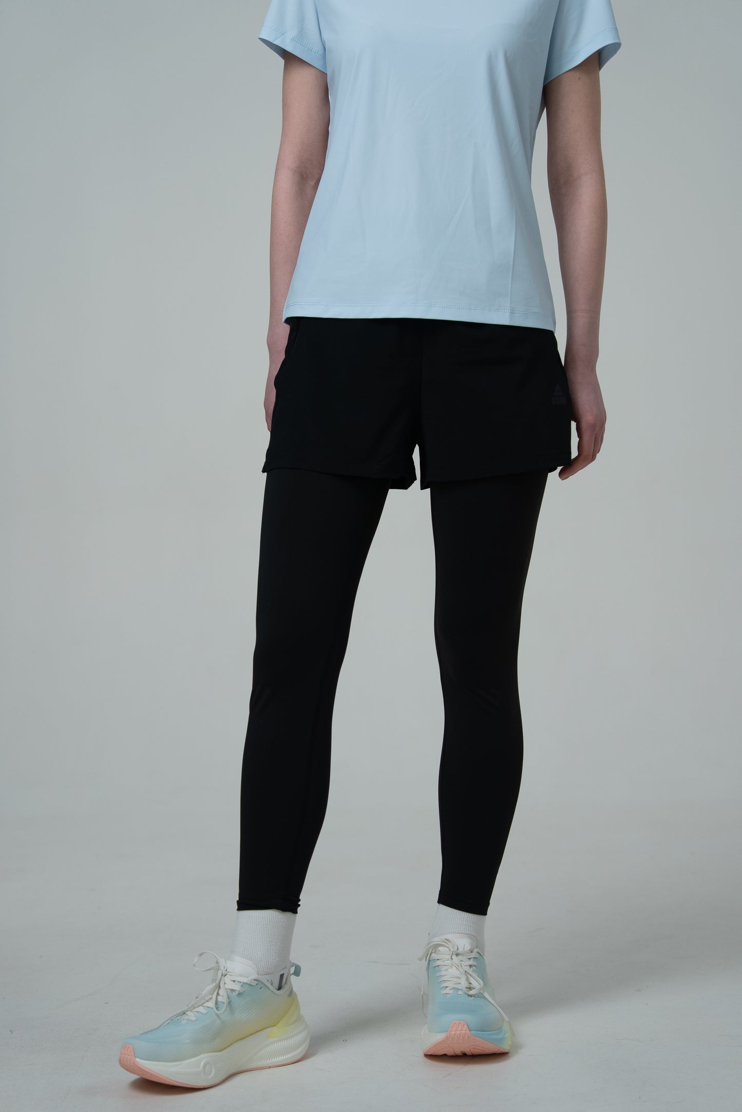 Legginși de alergare pentru femei Peak  FW3250262 black