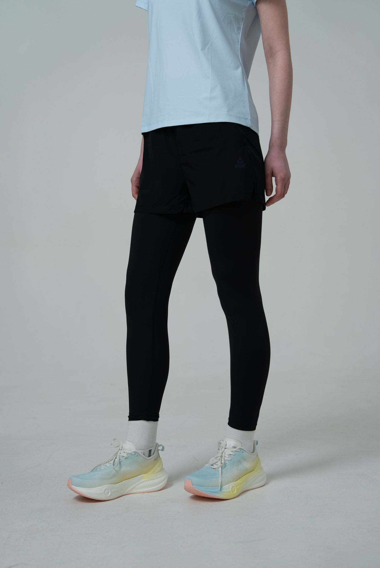 Legginși de alergare pentru femei Peak  FW3250262 black