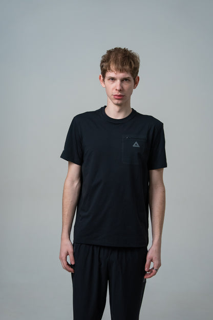 Tricou pentru bărbați casual Peak FW6252361 black