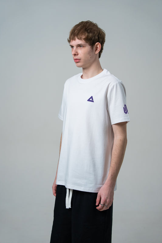 Мужская футболка casual Peak FW6253521 white