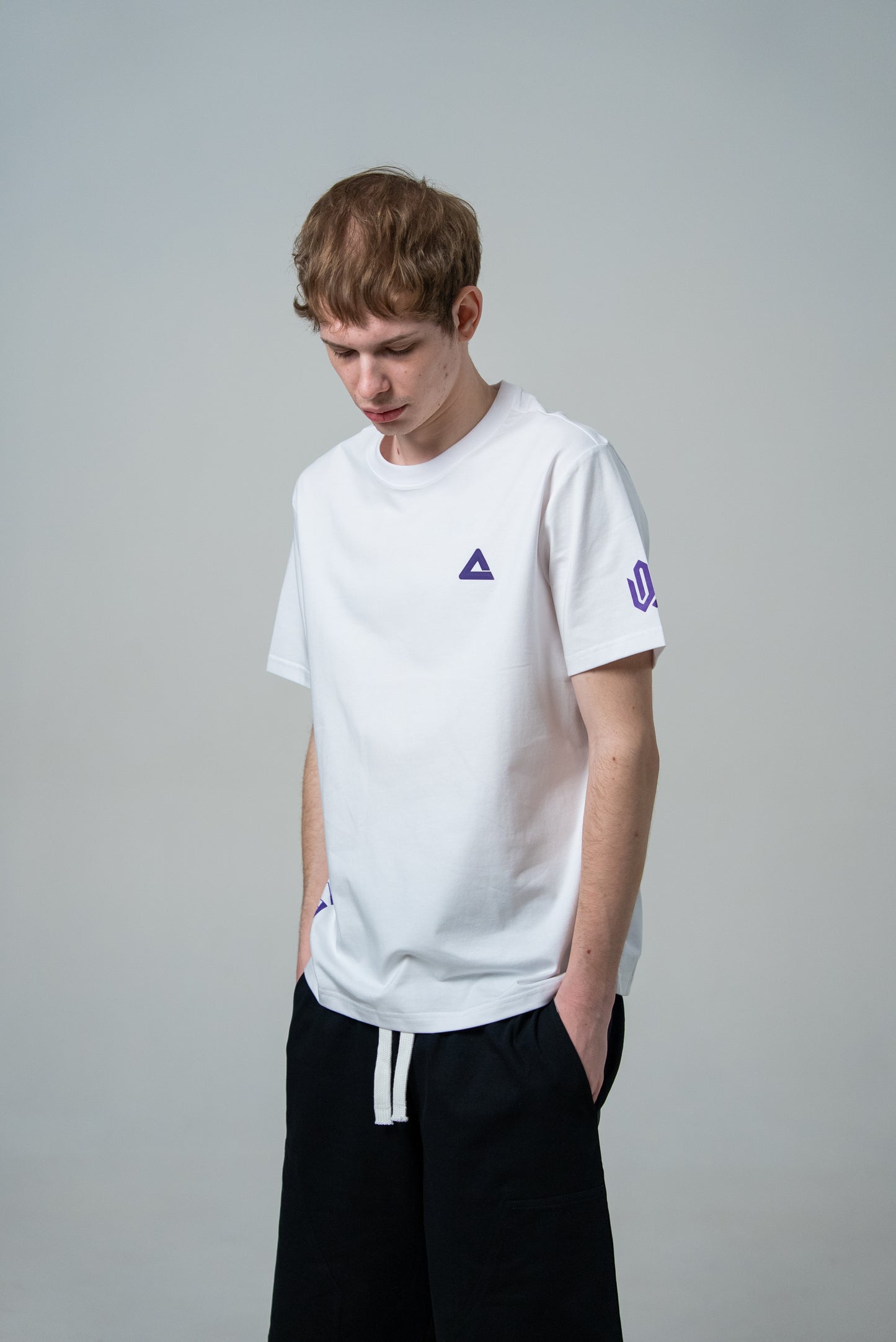 Tricou pentru bărbați casual Peak FW6253521 white