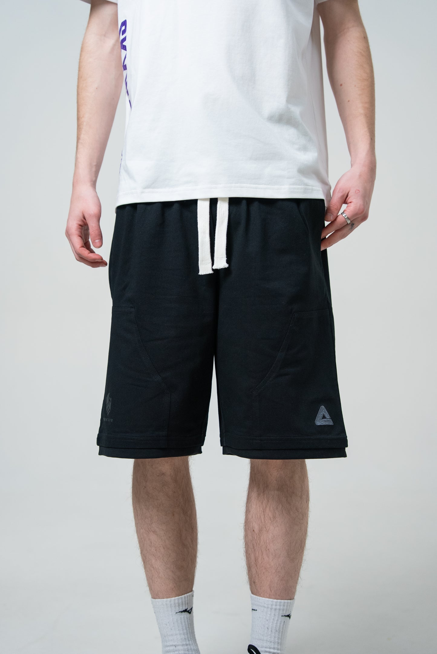 Pantaloni scurți pentru bărbați casual Peak FW3253551 black