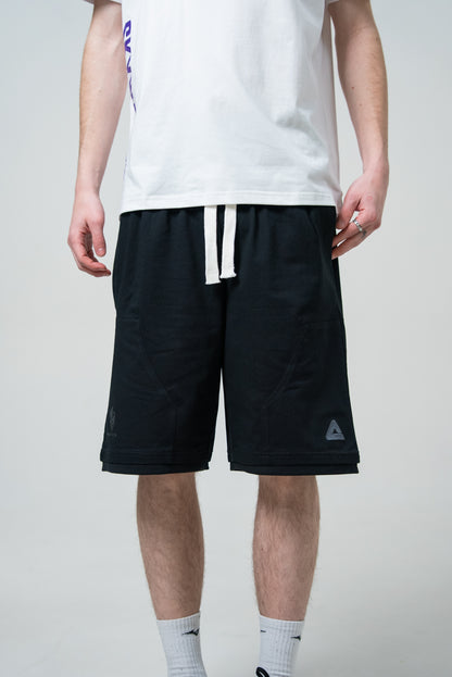 Pantaloni scurți pentru bărbați casual Peak FW3253551 black