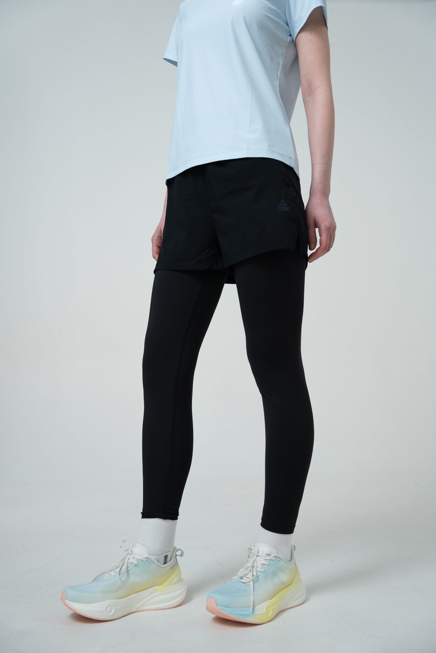 Legginși de alergare pentru femei Peak  FW3250262 black