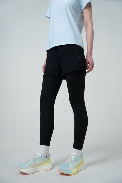 Legginși de alergare pentru femei Peak  FW3250262 black