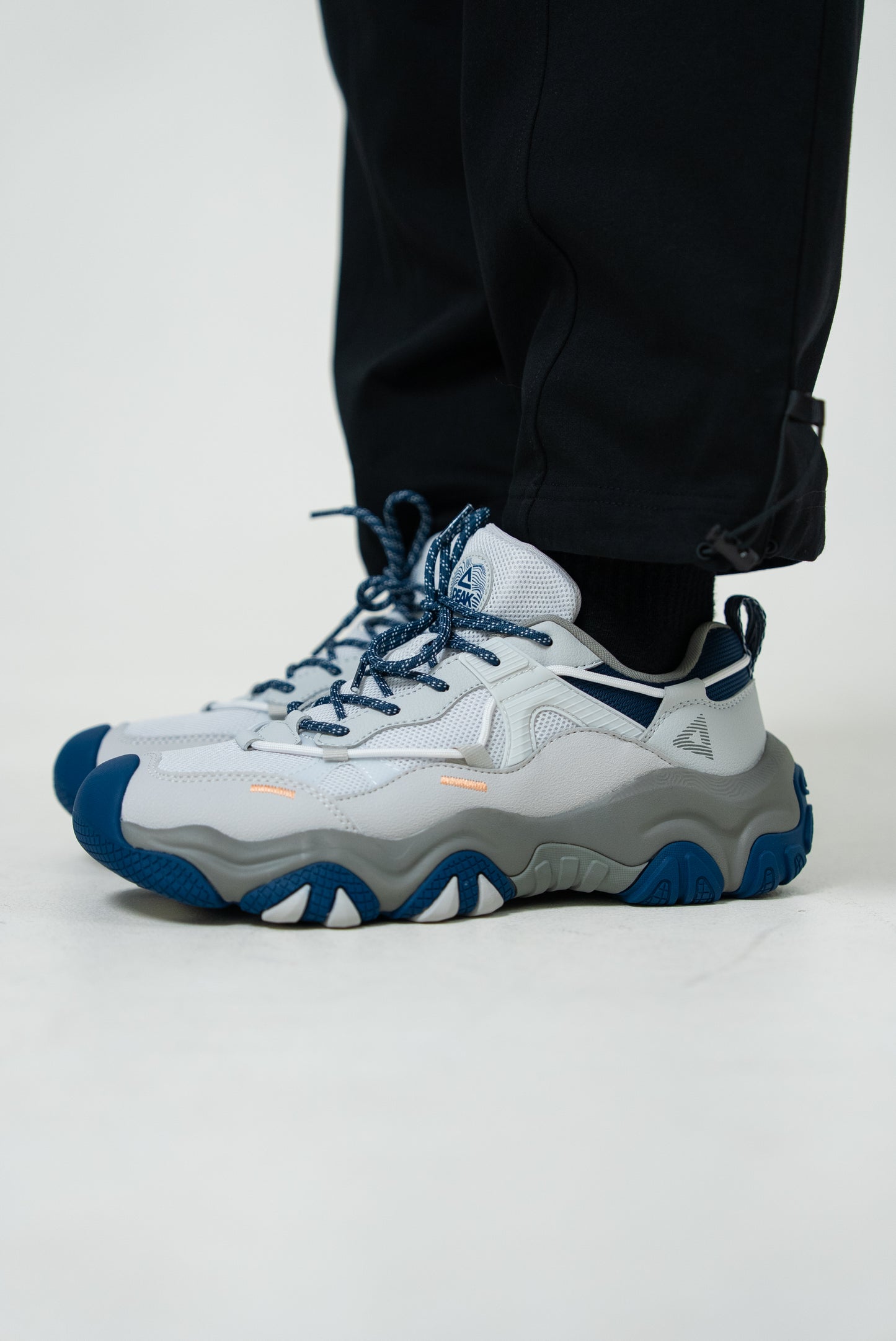 Adidași pentru bărbați Peak Casual EXT53787E lt.grey/navy