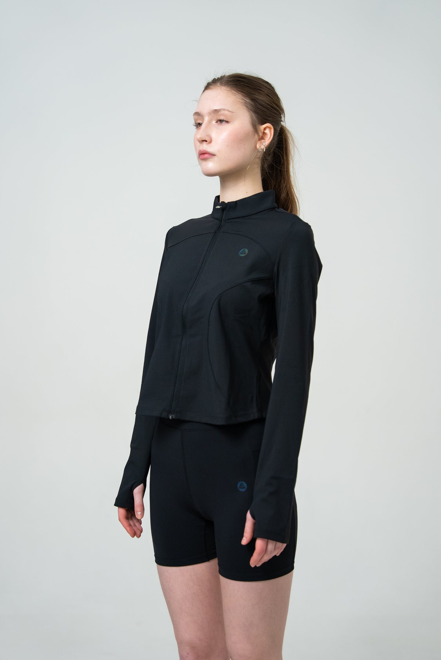Longsleeve de alergare pentru femei Peak FW6253062 black