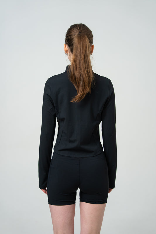 Женский лонгслив для бега Peak FW6253062 black